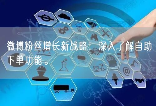 微博粉丝增长新战略：深入了解自助下单功能。