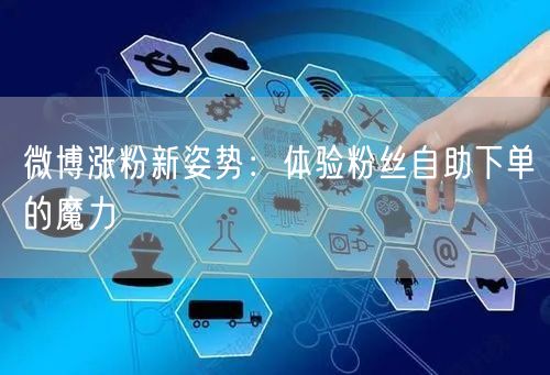 微博涨粉新姿势：体验粉丝自助下单的魔力
