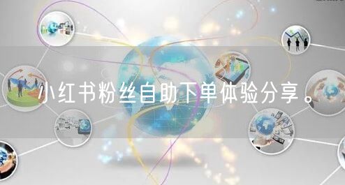 小红书粉丝自助下单体验分享。