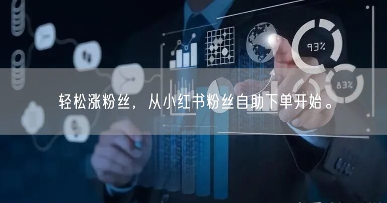 轻松涨粉丝，从小红书粉丝自助下单开始。