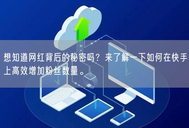 想知道网红背后的秘密吗？来了解一下如何在快手上高效增加粉丝数量。