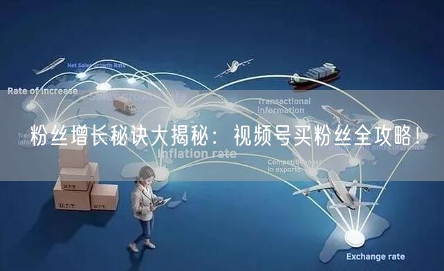 粉丝增长秘诀大揭秘：视频号买粉丝全攻略！