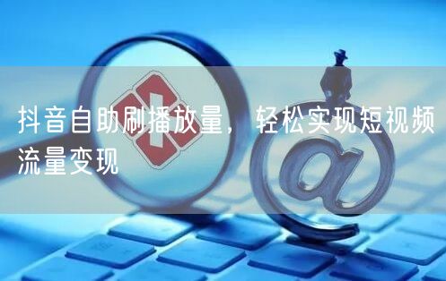 抖音自助刷播放量，轻松实现短视频流量变现