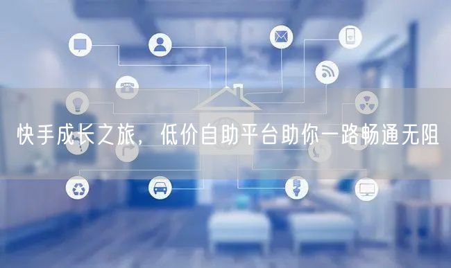快手成长之旅，低价自助平台助你一路畅通无阻