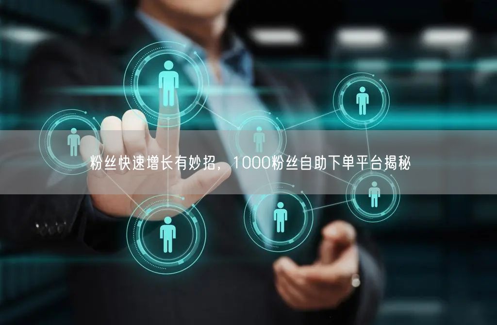 粉丝快速增长有妙招，1000粉丝自助下单平台揭秘