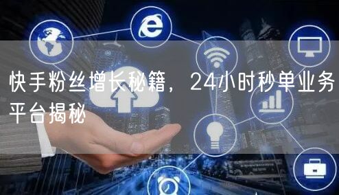 快手粉丝增长秘籍，24小时秒单业务平台揭秘