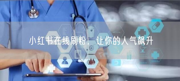 小红书在线刷粉，让你的人气飙升