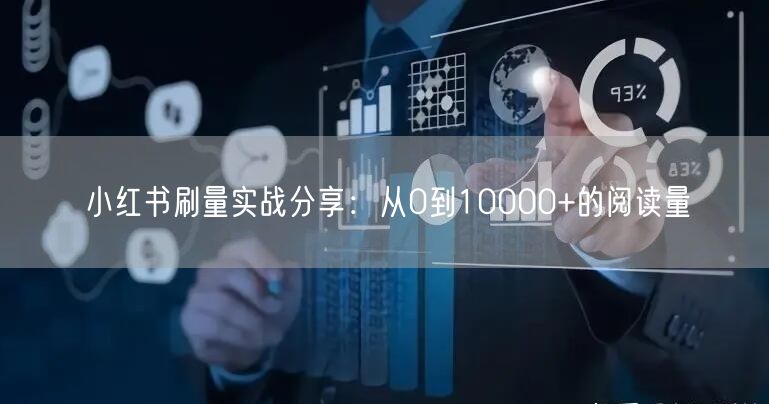 小红书刷量实战分享：从0到10000+的阅读量