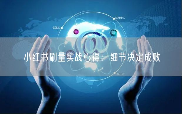 小红书刷量实战心得：细节决定成败