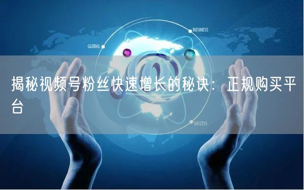 揭秘视频号粉丝快速增长的秘诀：正规购买平台