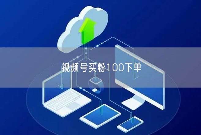 视频号买粉100下单
