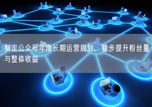 制定公众号年度长期运营规划，稳步提升粉丝量与整体收益